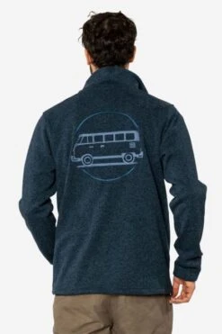 Fleecejacke Mit Bulli Stick Für Herren