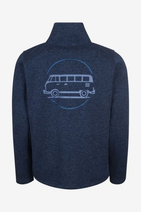 Fleecejacke Mit Bulli Stick Für Herren 6 Fleecejacke Mit Bulli Stick Für Herren – Bild 4