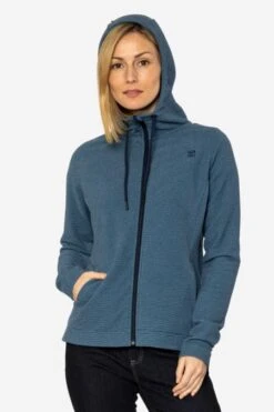 Fleecejacke Mit Kapuze Für Damen