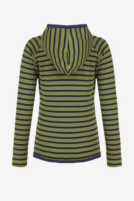 Ringel Langarmshirt Mit Kapuze Für Kinder 4 Ringel Langarmshirt Mit Kapuze Für Kinder – Bild 2