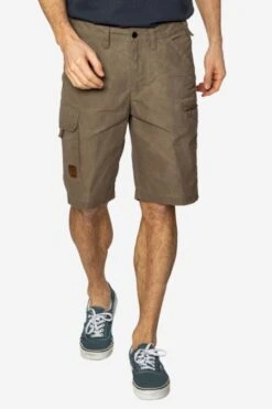 Gewachste Cargo Shorts Für Herren