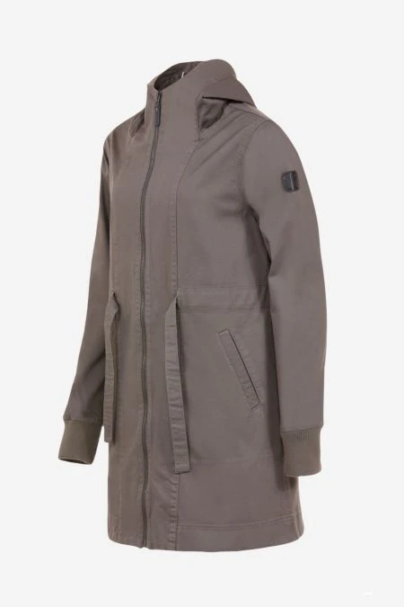 Leichter Parka Aus Bio-Baumwolle Für Damen 4 Leichter Parka Aus Bio-Baumwolle Für Damen – Bild 2