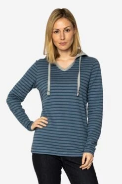 Ringel Hoodie Für Damen