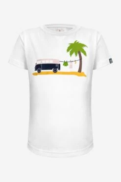 Bulli T-Shirt Aus Reiner Bio-Baumwolle Für Mädchen